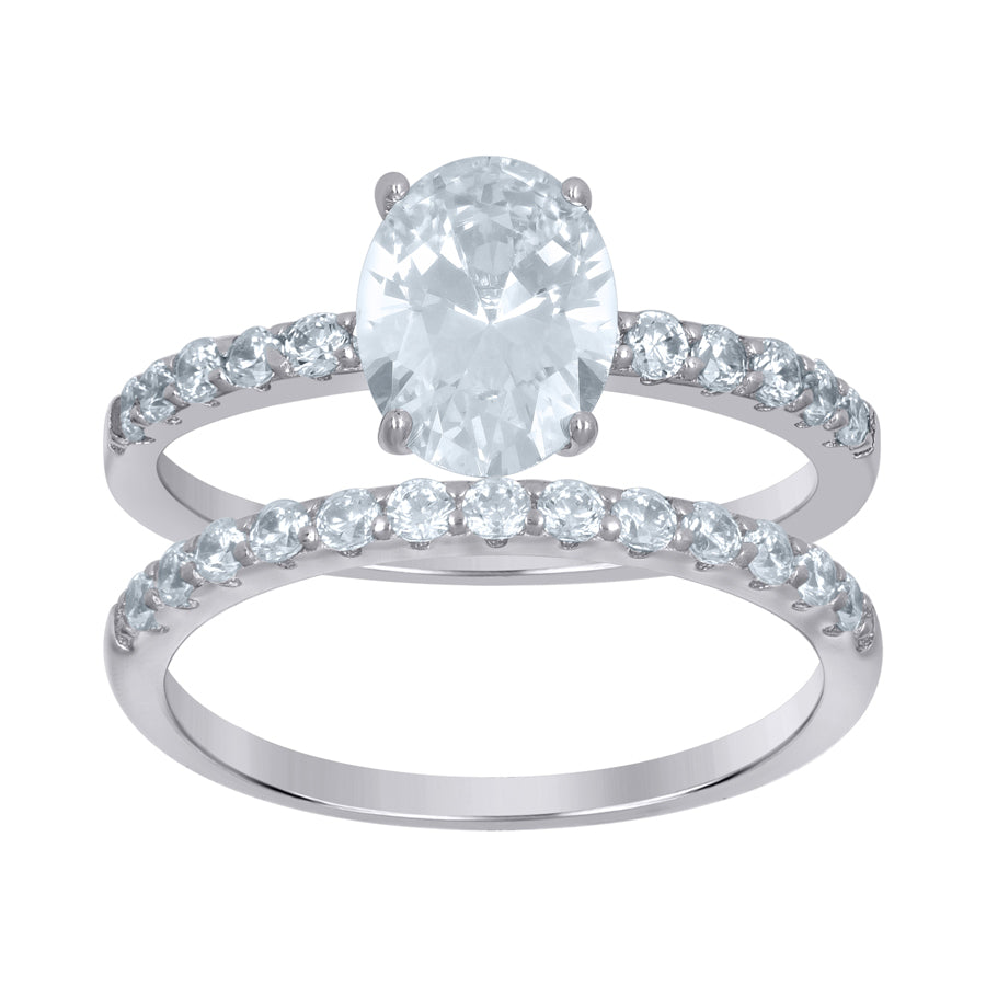 925 Sterling Silver Duo Ring
