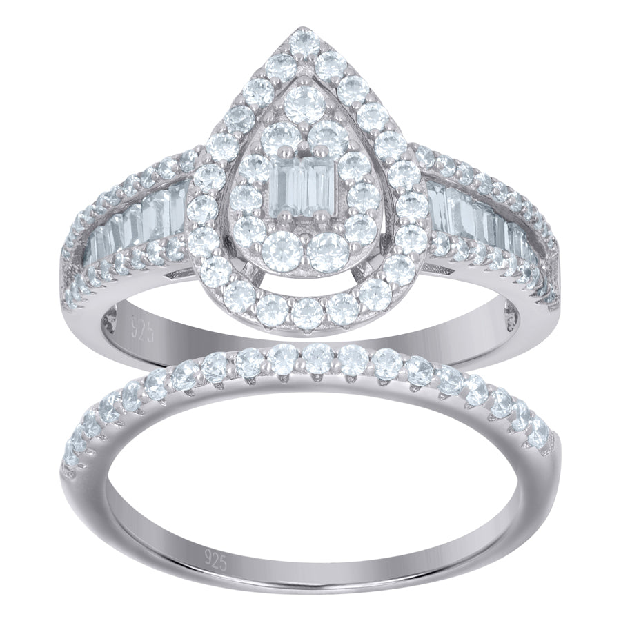 925 Sterling Silver Duo Ring