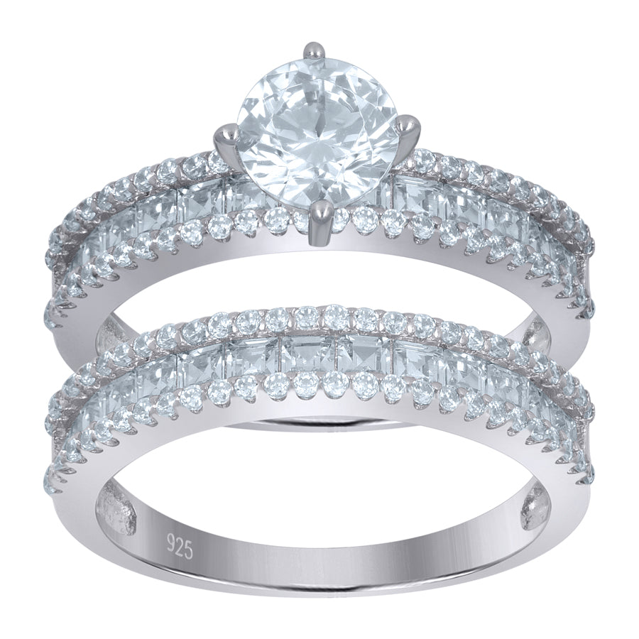 925 Sterling Silver Duo Ring