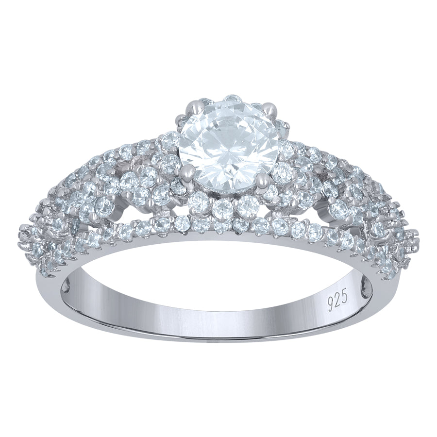 925 Sterling Silver Solitaire Ring