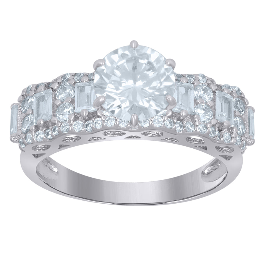 925 Sterling Silver Solitaire Ring
