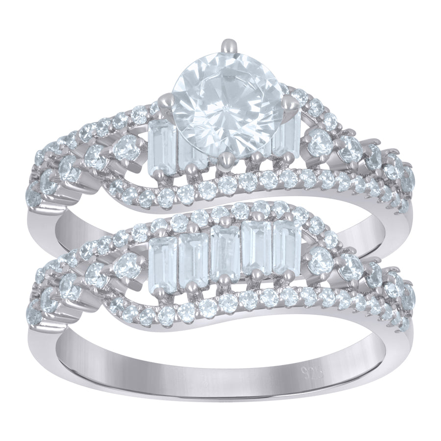 925 Sterling Silver Duo Ring