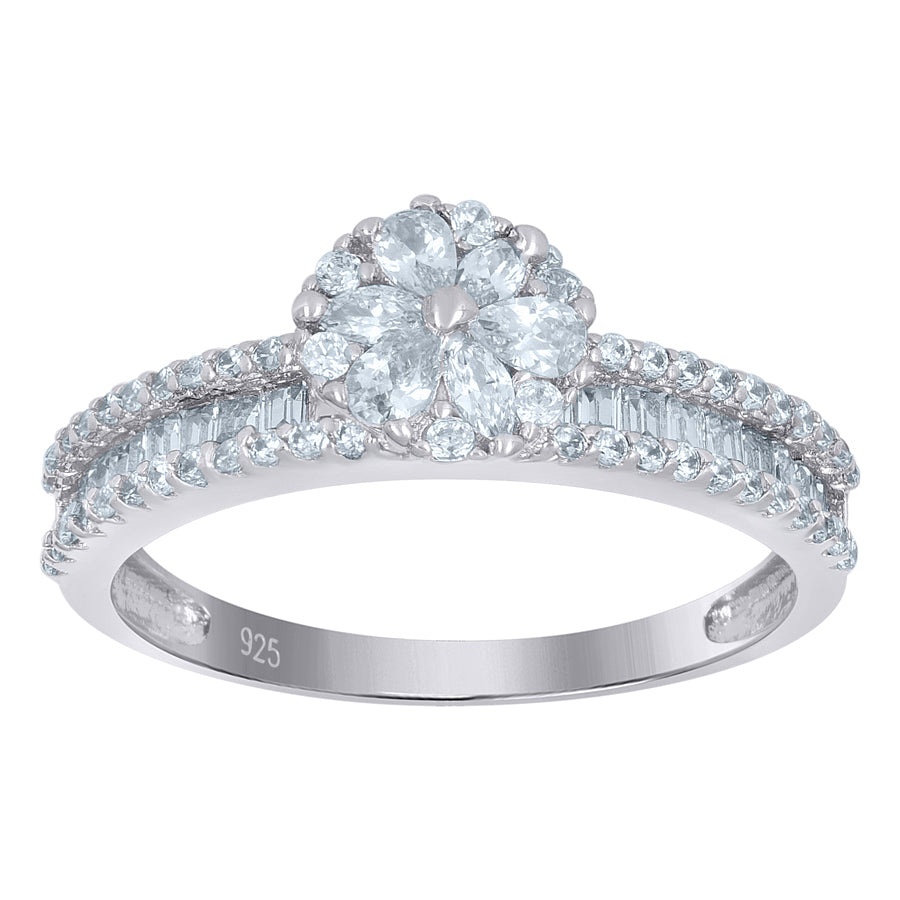 925 Sterling Silver Solitaire Ring
