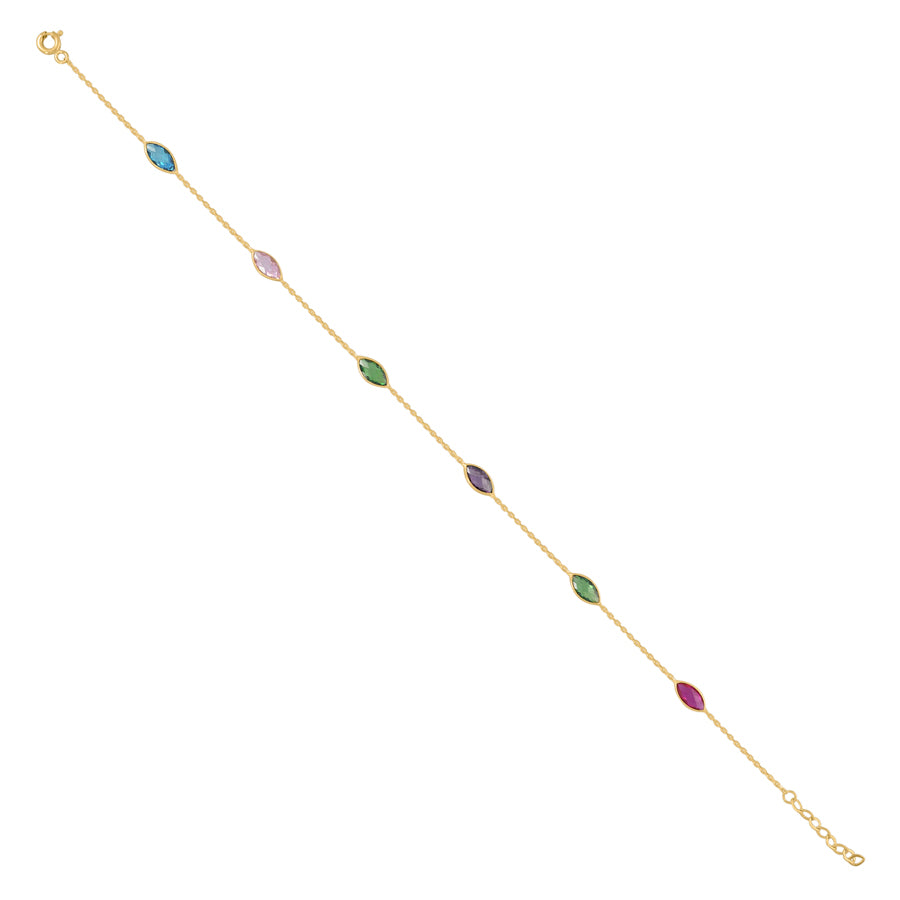 14kt Gold Anklet 10"