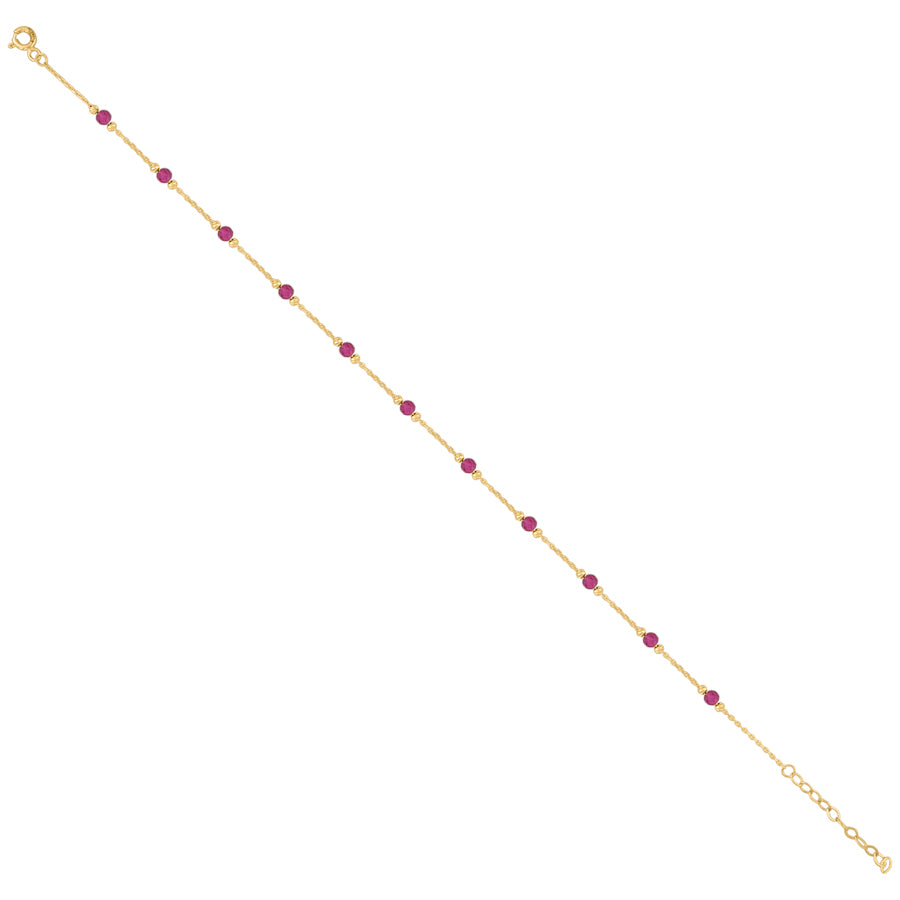 14kt Gold Anklet 10"