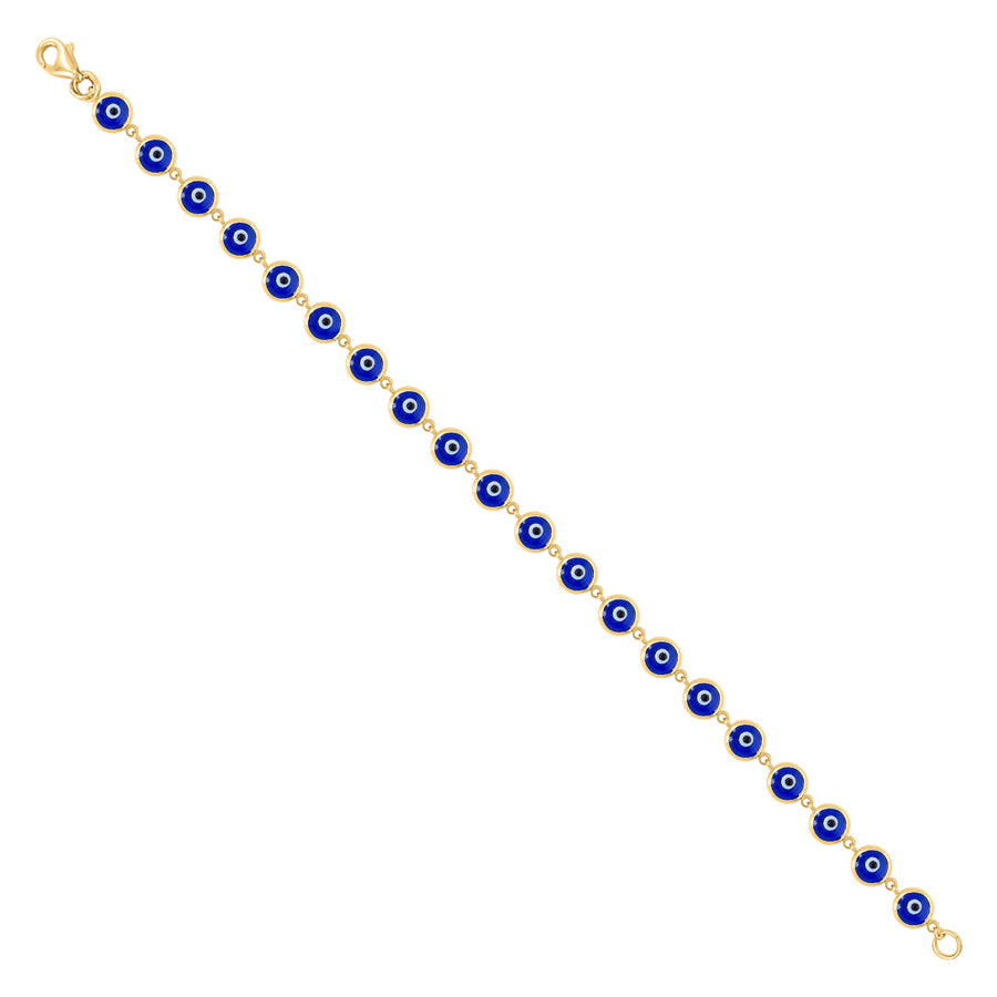 10Kt Gold Bracelet 5Mm-7"