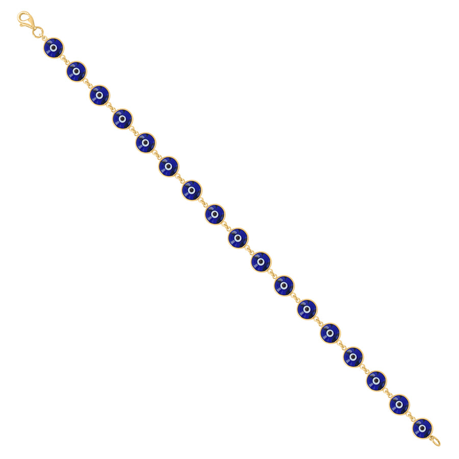 10Kt Gold Bracelet 6Mm-8"