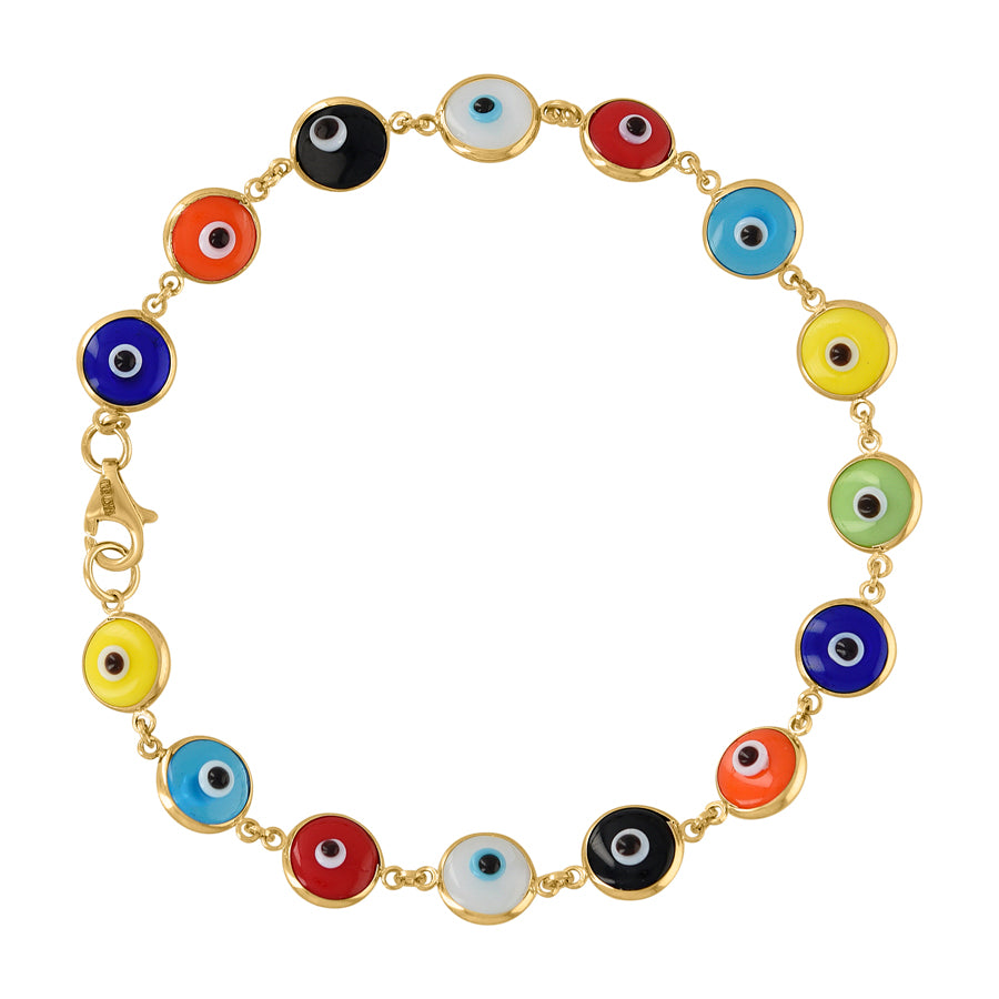 10Kt Gold Bracelet 6Mm-7"