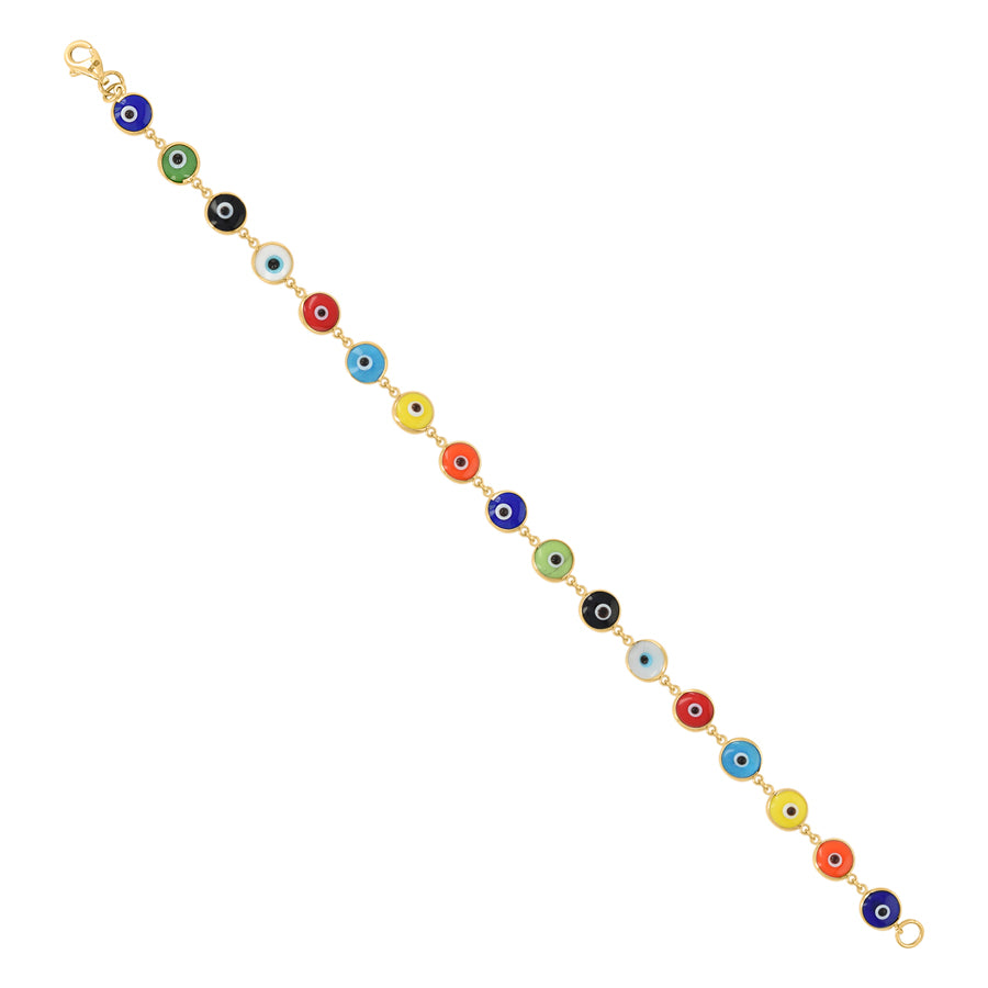 10Kt Gold Bracelet 6Mm-7"