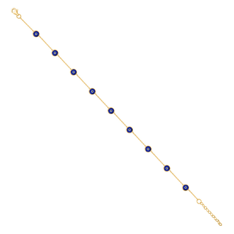 10Kt  Gold Anklet 10"