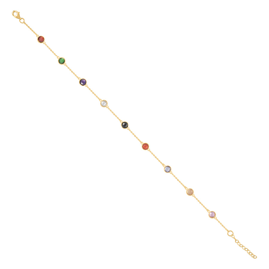 10Kt  Gold Anklet 10"