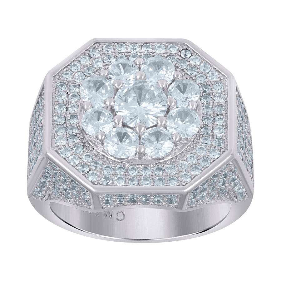 925 Sterling Silver Cz Ring