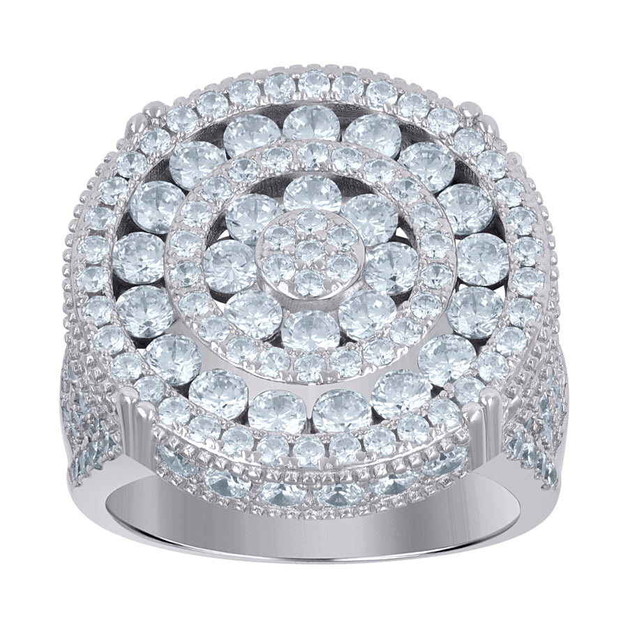 925 Sterling Silver Cz Ring