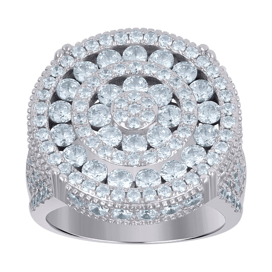 925 Sterling Silver Cz Ring