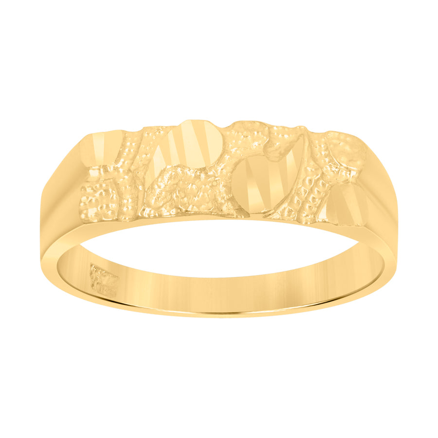 10Kt Gold Nugget Ring