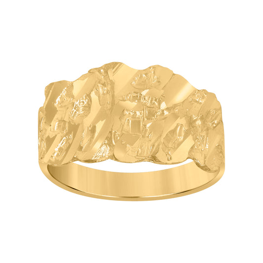 10Kt Gold Nugget Ring