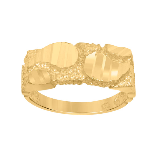 10Kt Gold Nugget Ring