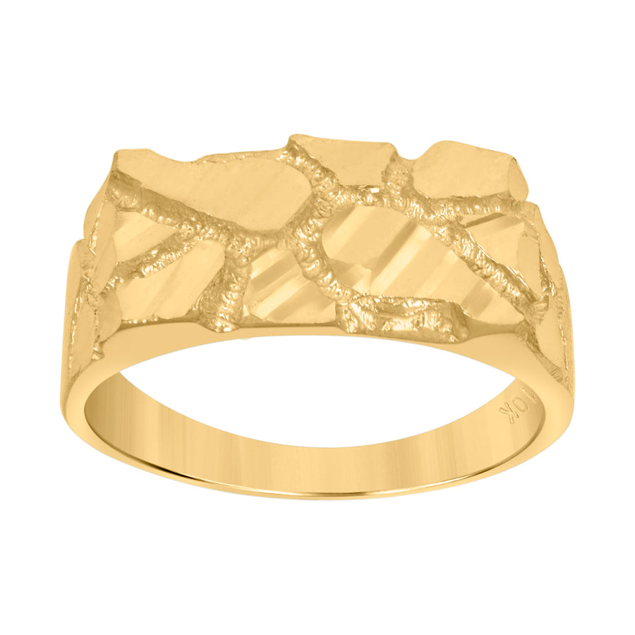 10Kt Gold Nugget Ring
