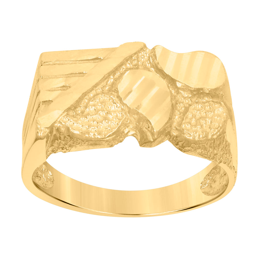 10Kt Gold Nugget Ring