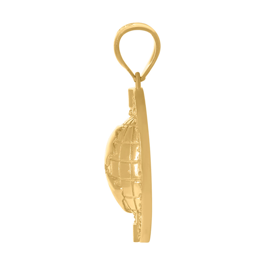 10Kt Gold Cz Pendant