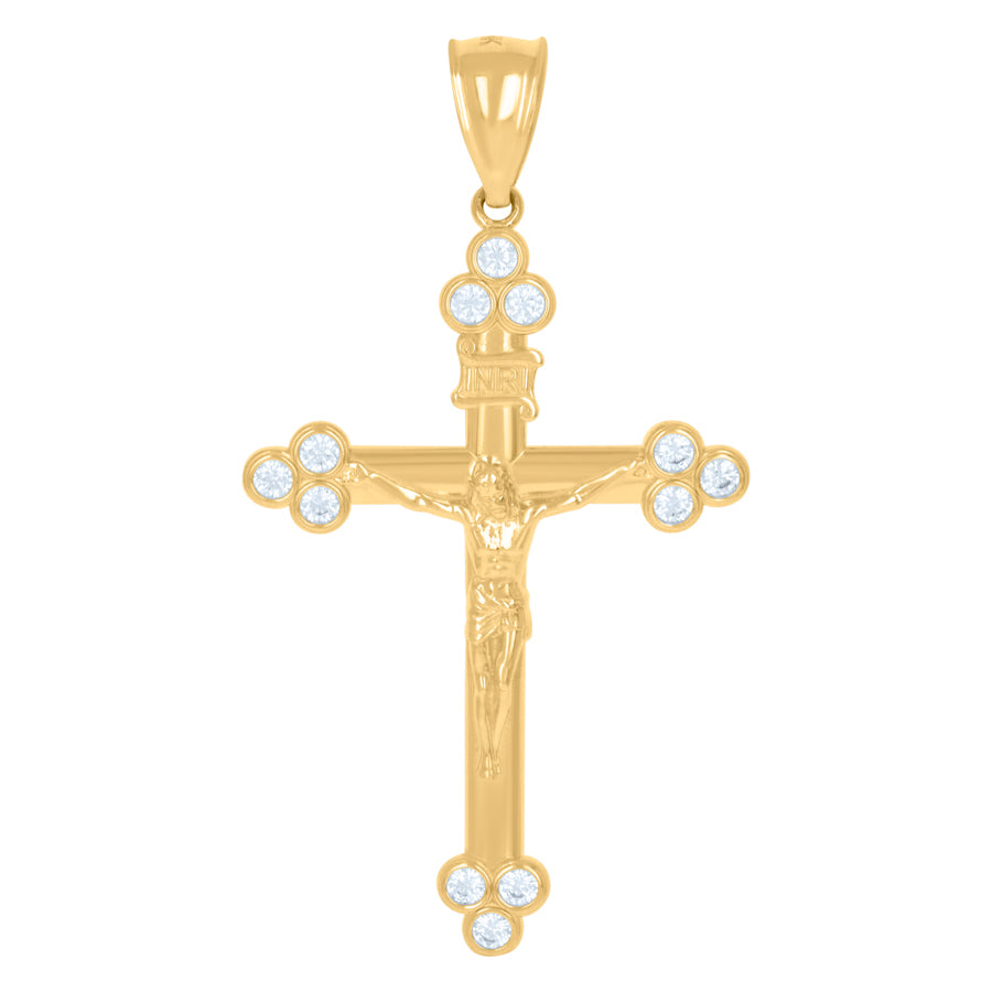 10Kt Gold Cz Pendant