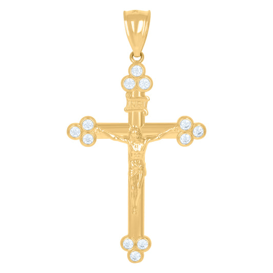 10Kt Gold Cz Pendant