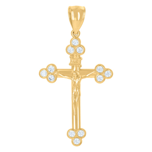 10Kt Gold Cz Pendant