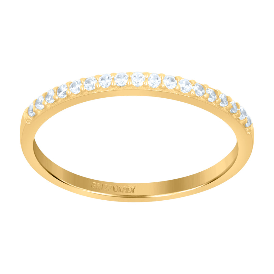 10Kt Gold Cz  Ring