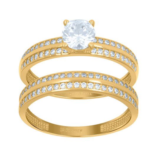 10Kt Gold Cz Ring