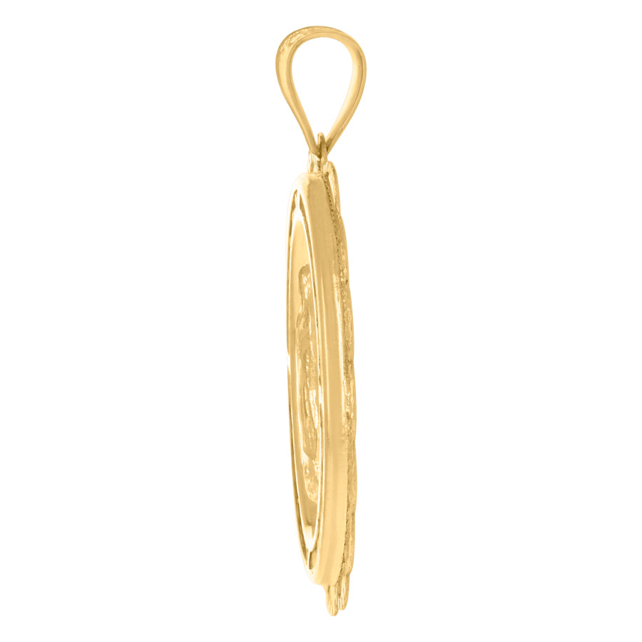 10Kt Gold Cz Pendant