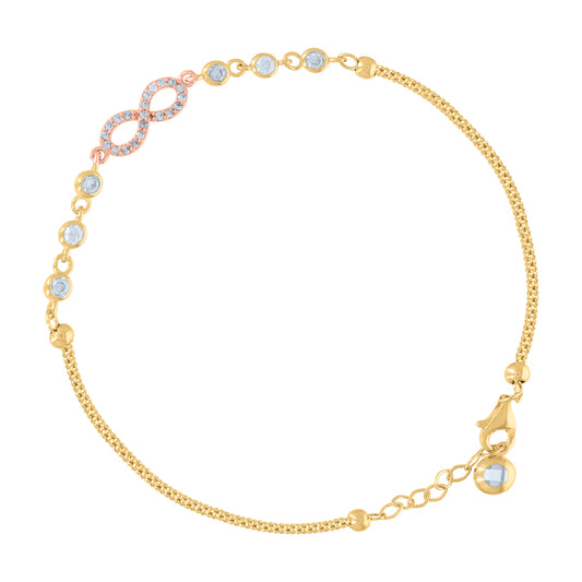 14Kt Gold Turkish Bracelet 8"