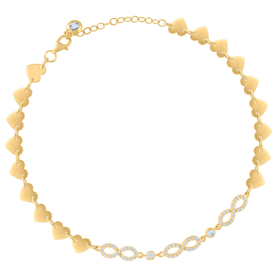14Kt Gold Turkish Bracelet 10"