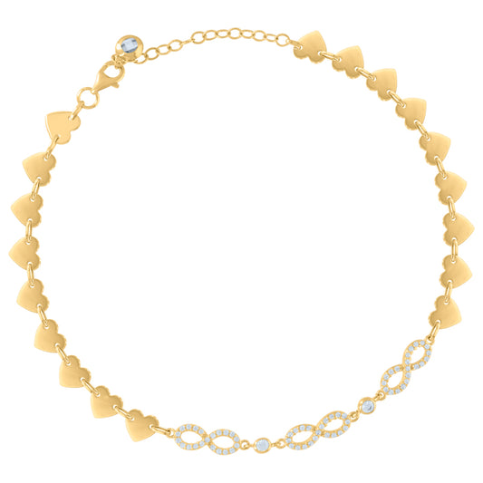 14Kt Gold Turkish Bracelet 10"
