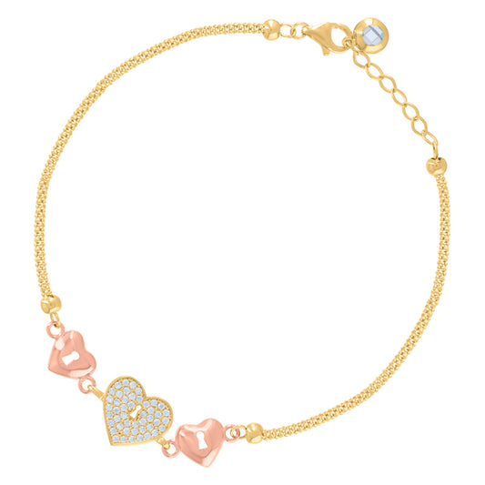 14Kt Gold Turkish Bracelet 8"