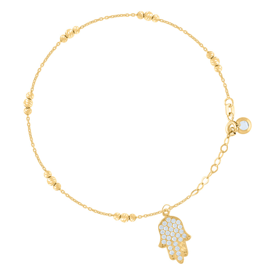 10Kt Gold Turkish Bracelet 8"