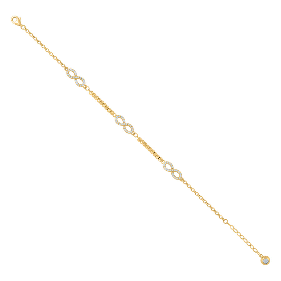 10Kt Gold Turkish Bracelet 8"