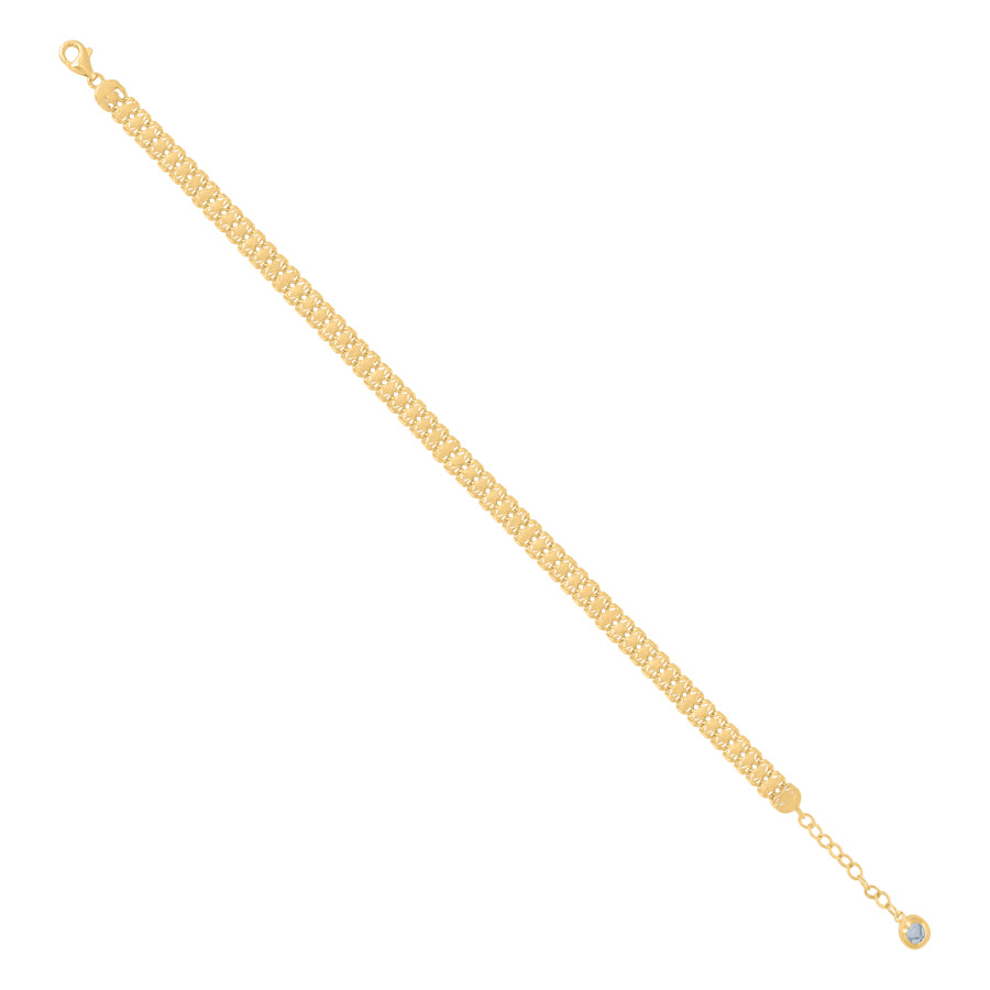 10Kt Gold Turkish Bracelet 8"