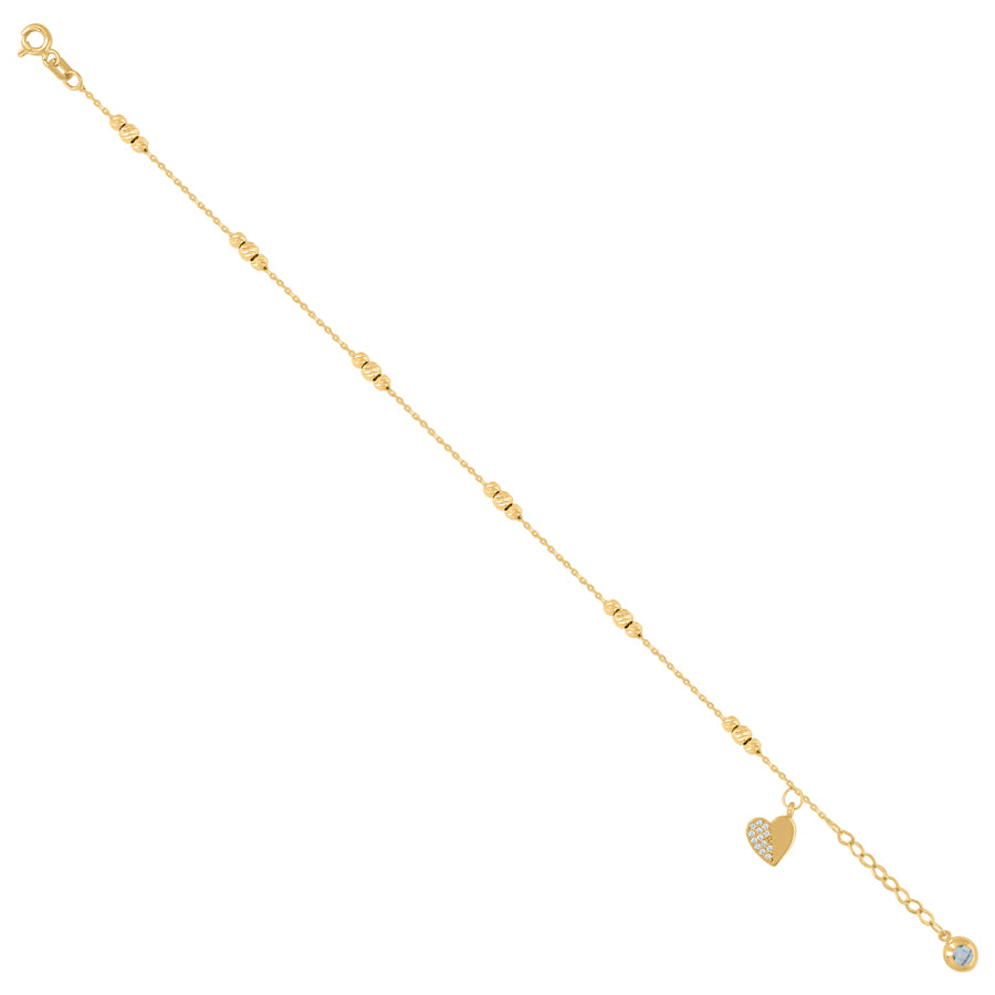 14Kt Gold Bracelet/Anklet 8"