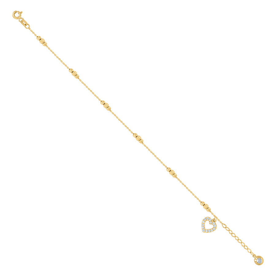 14Kt Gold Bracelet/Anklet 8"