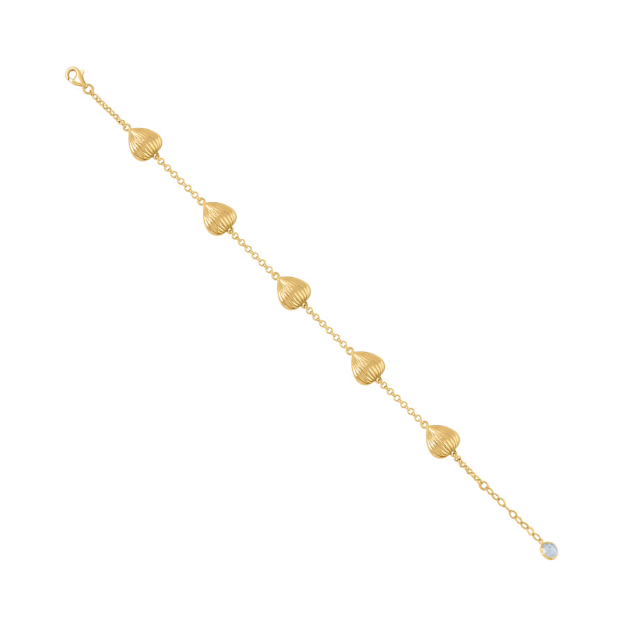 14Kt Gold Bracelet/Anklet 8"