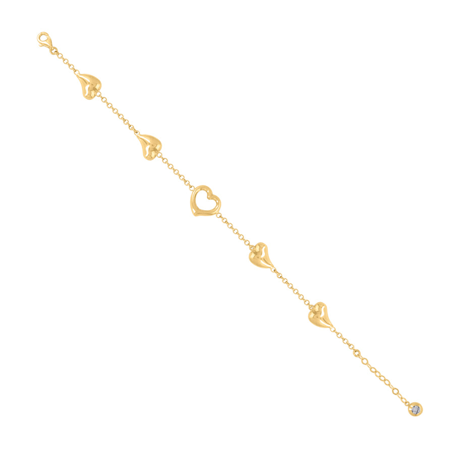 14Kt Gold Bracelet/Anklet 8"