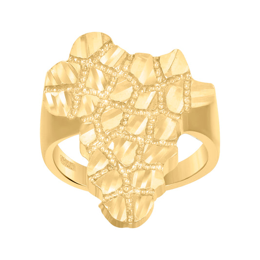 10Kt Gold Nugget Ring