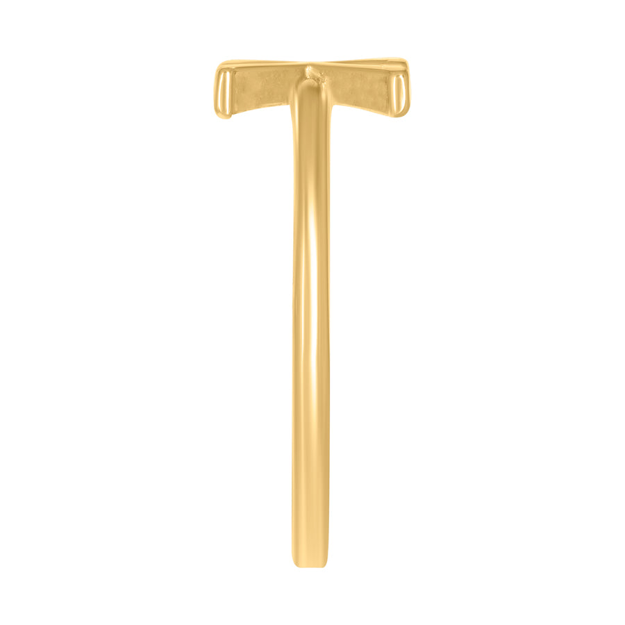 10Kt Gold Turkish Ring Initial Letter "X"