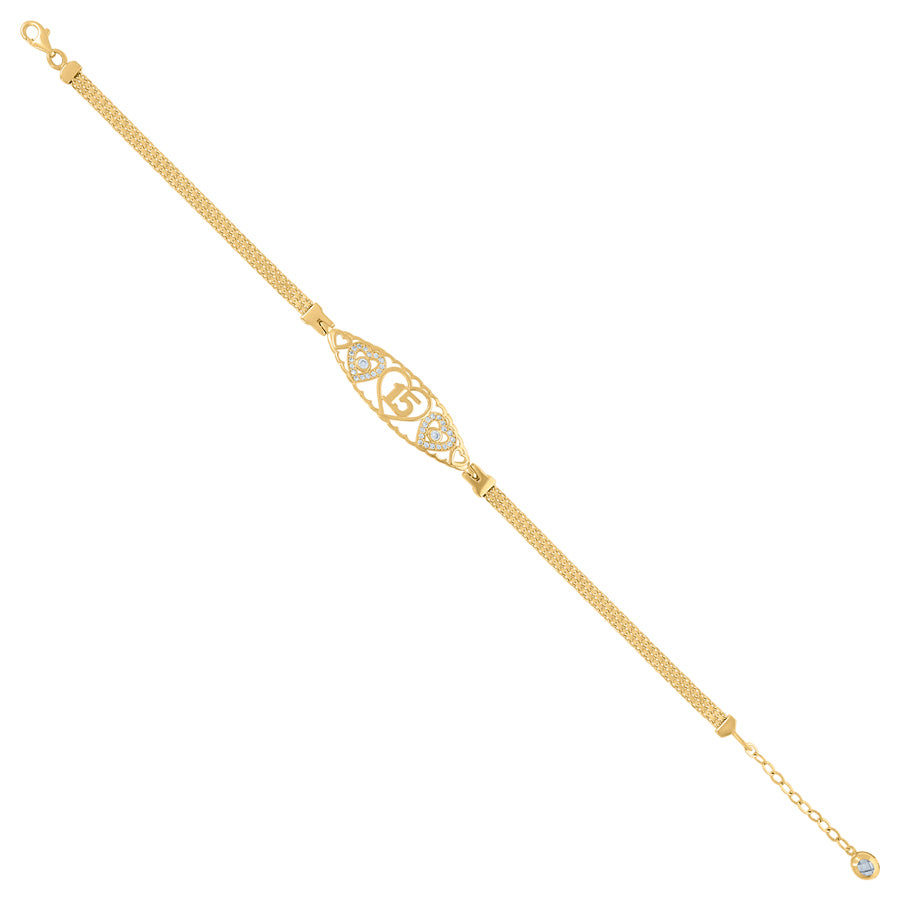 14Kt Turkish Bracelet 8"