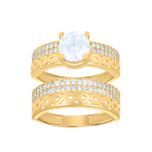 10Kt Gold Turkish Duo Ring