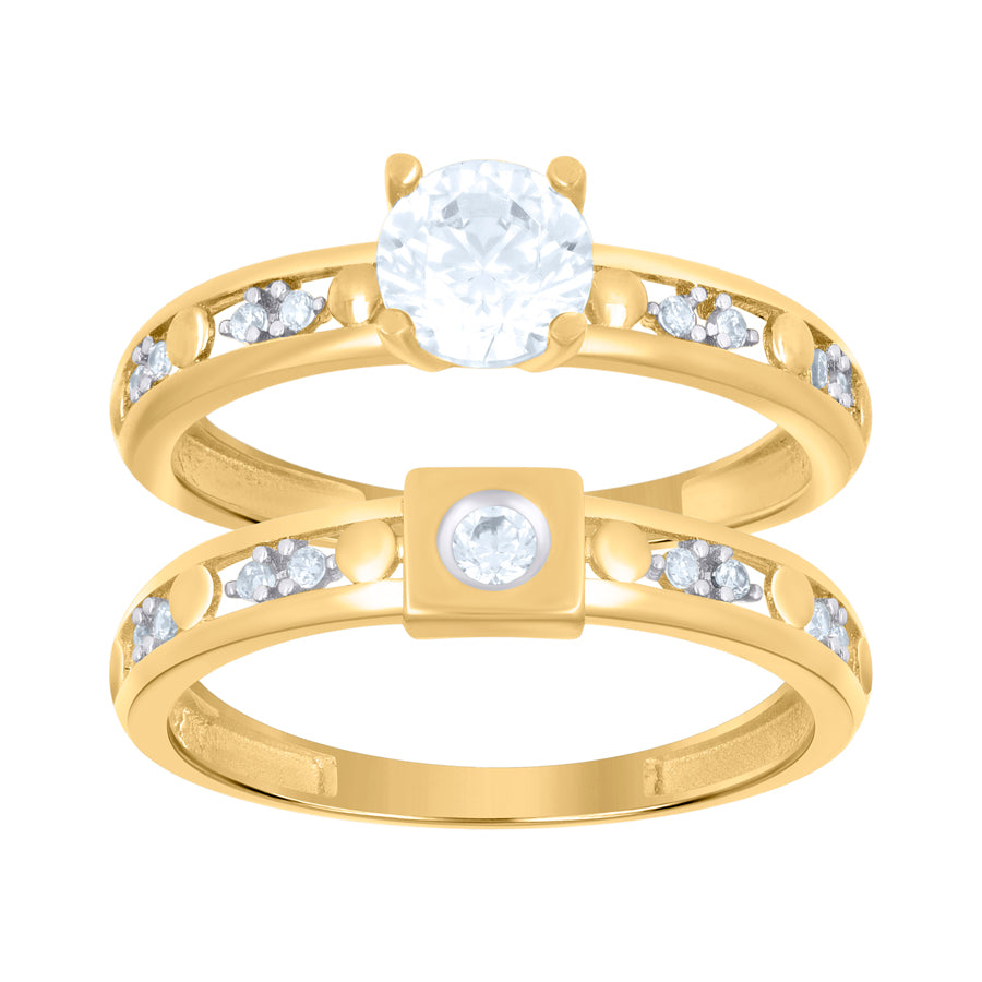 10Kt Gold Turkish Duo Ring