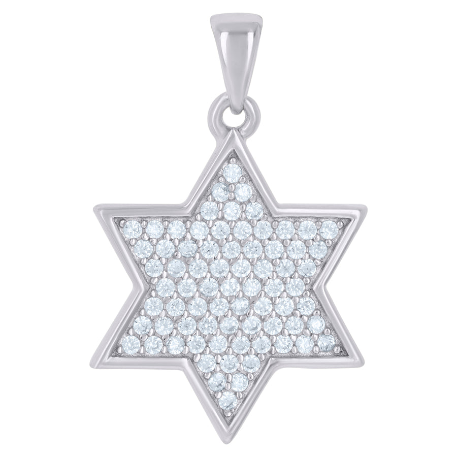 925 Sterling Silver Cz Pendant