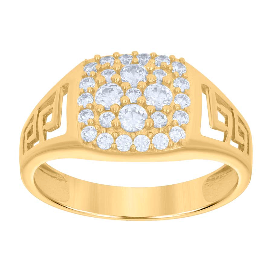 10Kt Gold Cz Ring