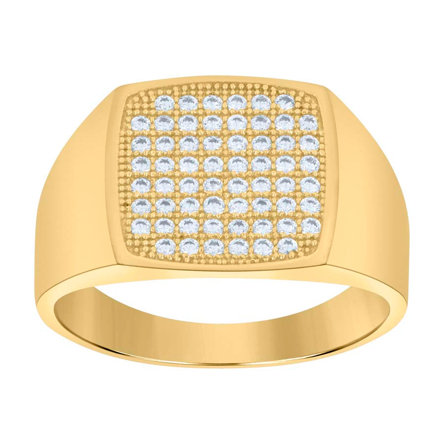 10Kt Gold Cz Ring