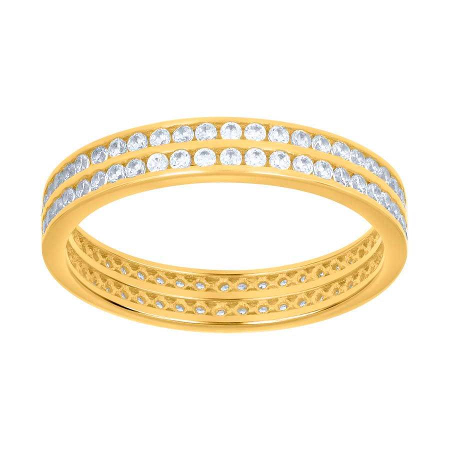 10Kt Gold Cz Ring